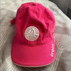 Pink Crocs hat
